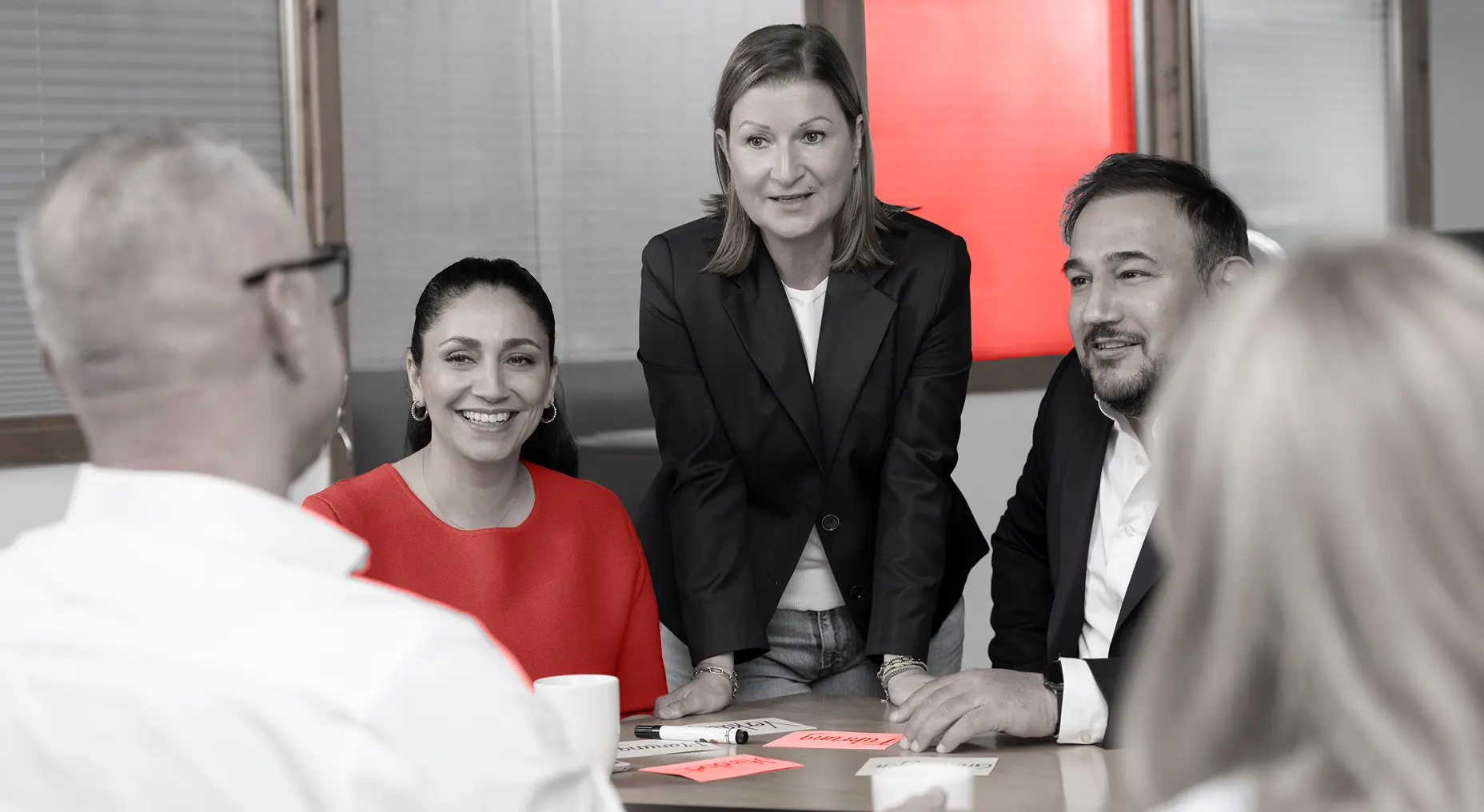 Masterclass Mit Teilnehmern Während Eines Interaktiven Business-workshops Für Vertrieb Und Führung