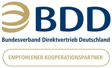 Logo Des Bundesverband Direktvertrieb Deutschland (bdd) Als Empfohlener Kooperationspartner Der Masterclass